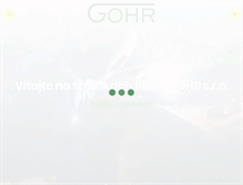 Tablet Screenshot of gohr.sk